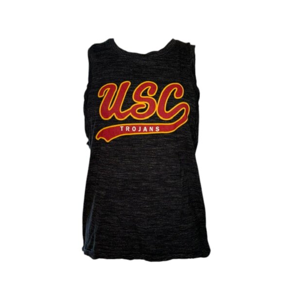 USC TROJANS Rebel Tank Top Black Size M - Picture 1 of 7
